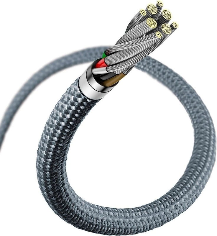Кабель Baseus USB Type-C - Lightning (M/M), 1 м, Grey (CALD000016)