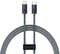 Фото - Кабель Baseus USB Type-C - Lightning (M/M), 1 м, Grey (CALD000016) | click.ua