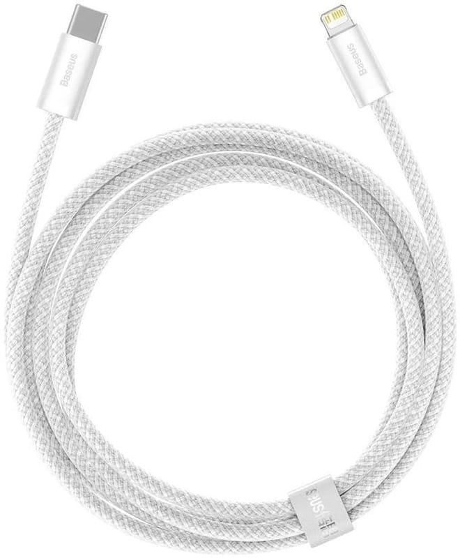 Кабель Baseus USB Type-C - Lightning (M/M), 2 м, White (CALD000102)