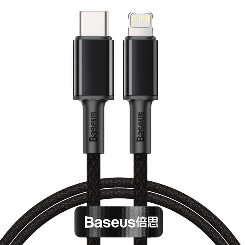 Кабель Baseus USB Type-C - Lightning (M/M), 2 м, Black (CATLGD-A01)