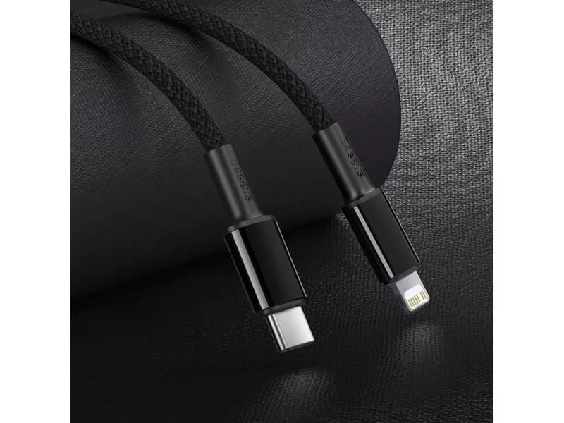 Кабель Baseus USB Type-C - Lightning PD (M/M), 1 м, Black (CATLGD-01)