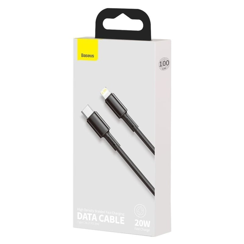 Кабель Baseus USB Type-C - Lightning PD (M/M), 1 м, Black (CATLGD-01)