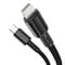 Фото - Кабель Baseus USB Type-C - Lightning PD (M/M), 1 м, Black (CATLGD-01) | click.ua