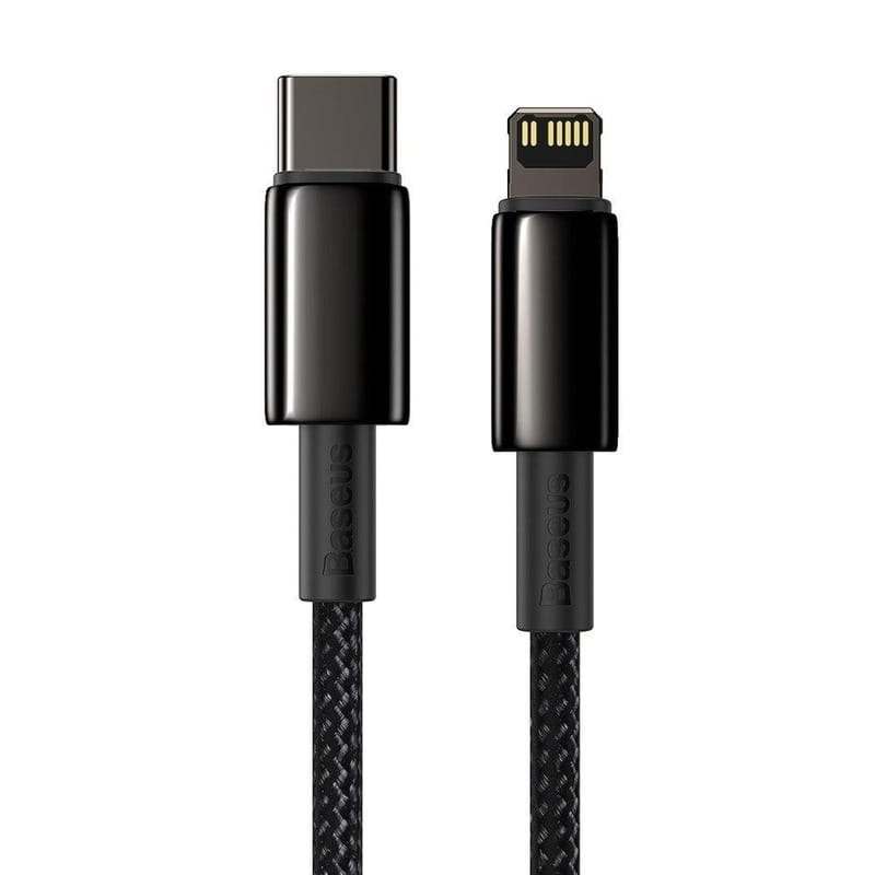 Кабель Baseus USB Type-C - Lightning PD (M/M), 2 м, Black (CATLWJ-A01)