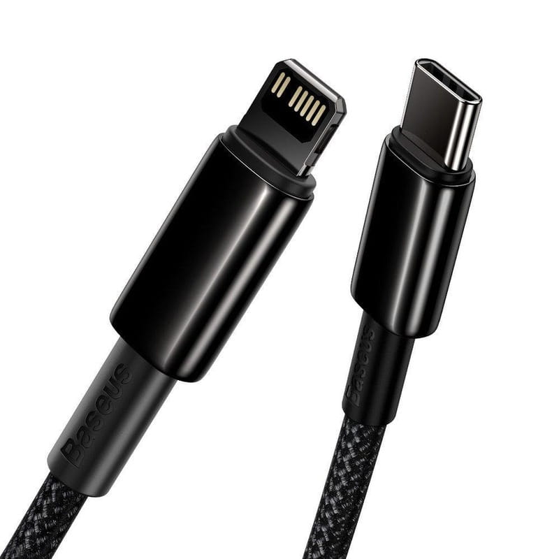 Кабель Baseus USB Type-C - Lightning PD (M/M), 2 м, Black (CATLWJ-A01)
