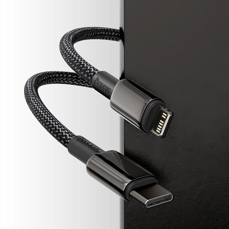Кабель Baseus USB Type-C - Lightning PD (M/M), 2 м, Black (CATLWJ-A01)