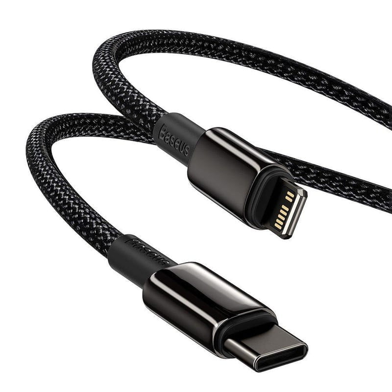 Кабель Baseus USB Type-C - Lightning PD (M/M), 2 м, Black (CATLWJ-A01)