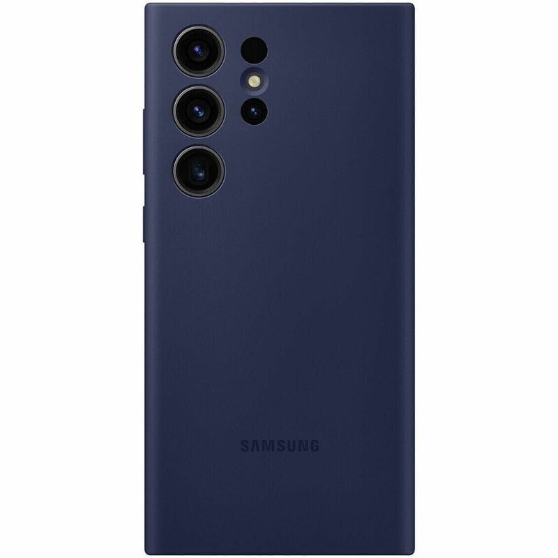 Чехол-накладка Samsung Silicone Cover для Samsung Galaxy S23 Ultra SM-S918 Navy (EF-PS918TNEGRU)