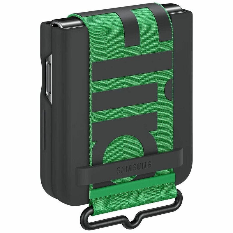 Чохол-накладка Samsung Silicone Cover with Strap для Samsung Galaxy Flip 4 SM-F721 Black (EF-GF721TBEGUA)