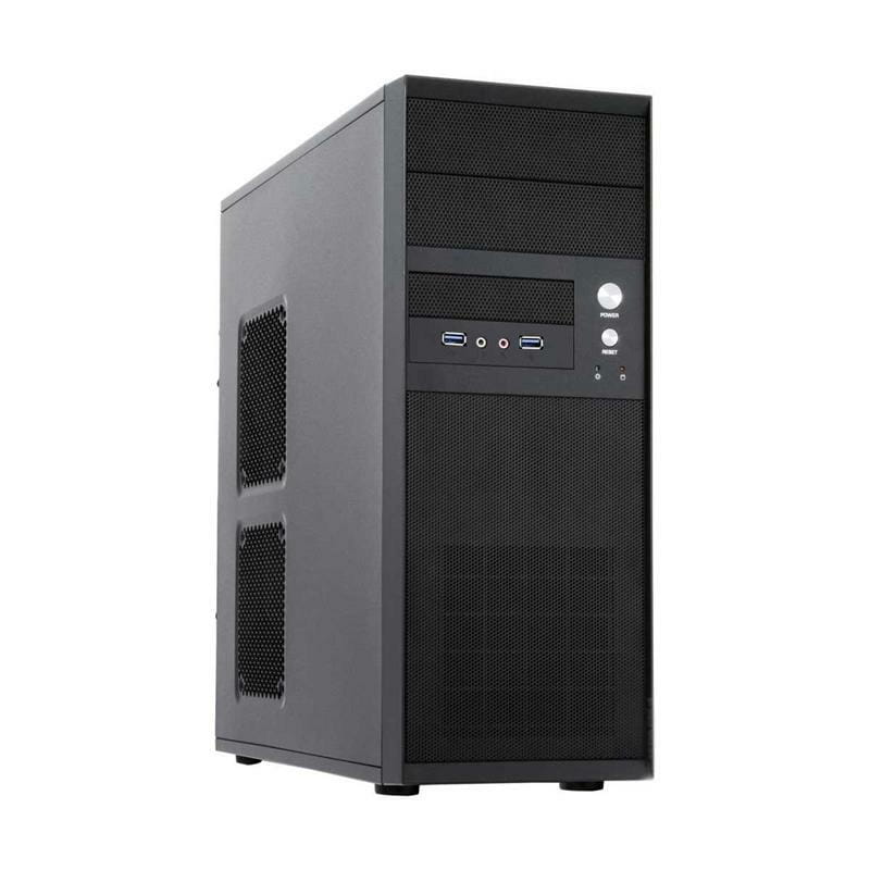 Корпус CHIEFTEC iArena CQ-01B-U3, без БЖ, 2xUSB3.0, чорний