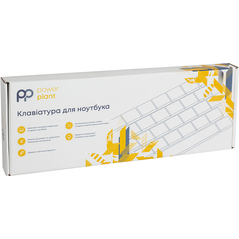 Клавиатура PowerPlant для ноутбука IBM/Lenovo IdeaPad G550, G555 черный, черный фрейм (KB311040)