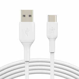 Кабель Belkin USB - USB Type-C (M/M), 1 м, White (CAB001BT1MWH)