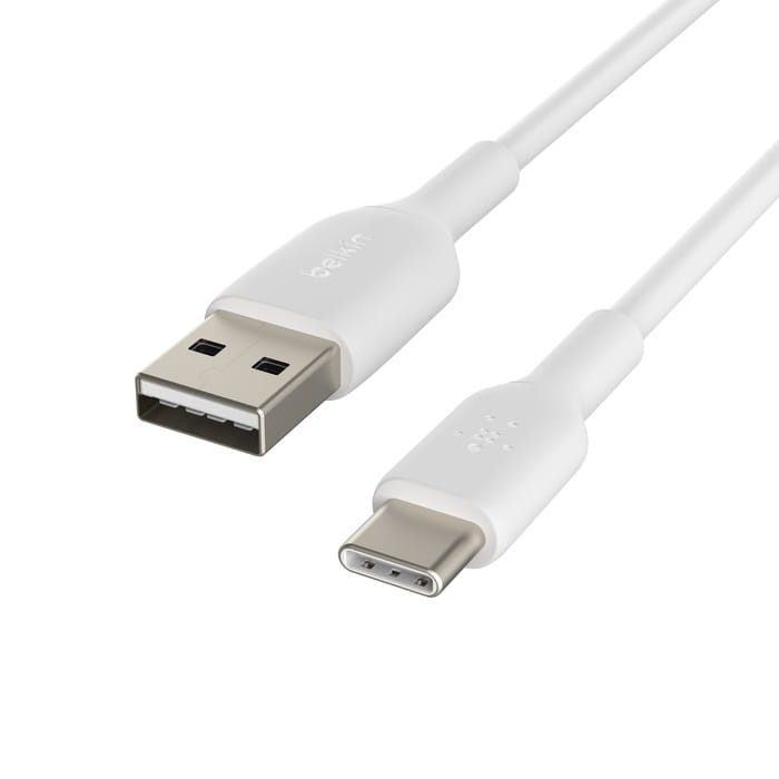 Кабель Belkin USB - USB Type-C (M/M), 1 м, White (CAB001BT1MWH)