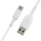 Фото - Кабель Belkin USB - USB Type-C (M/M), 1 м, White (CAB001BT1MWH) | click.ua