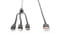 Фото - Кабель Digitus USB -  Lightning/USB Type-C/micro USB (M/M), 1 м, Black (AK-300160-010-S) | click.ua