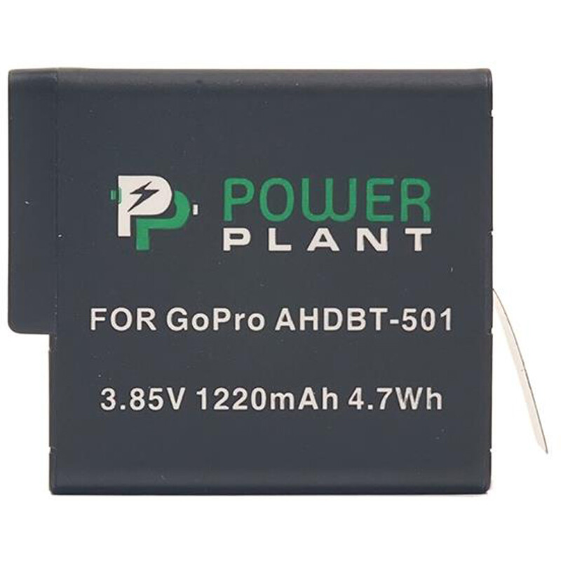 Аккумулятор PowerPlant для GoPro AHDBT-501 1220mAh (CB970124)