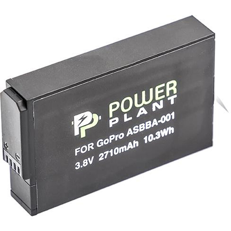 Аккумулятор PowerPlant для GoPro ASBBA-001 2710mAh (CB970155)