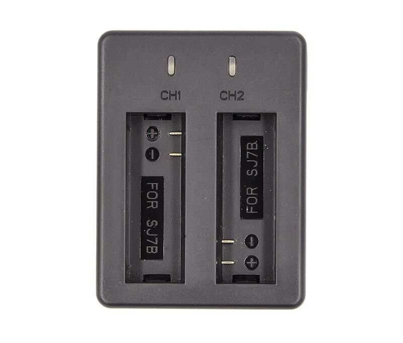 Сетевое зарядное устройство PowerPlant SJCAM SJ7B для двух аккумуляторов (CH980147)