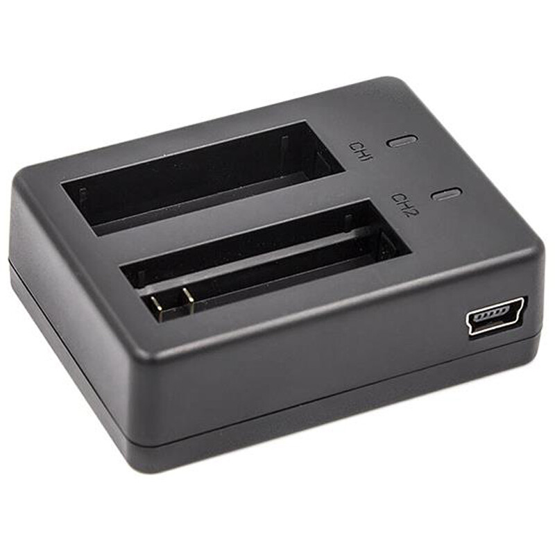 Сетевое зарядное устройство PowerPlant SJCAM SJ7B для двух аккумуляторов (CH980147)