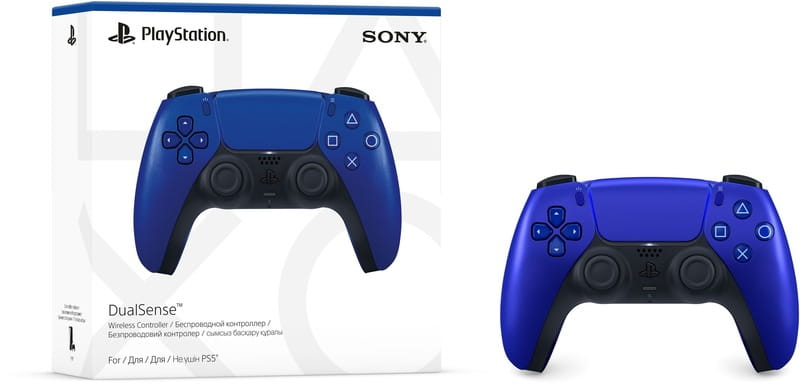 Геймпад беспроводной Sony PlayStation 5 DualSense Cobalt Blue (1000040188)