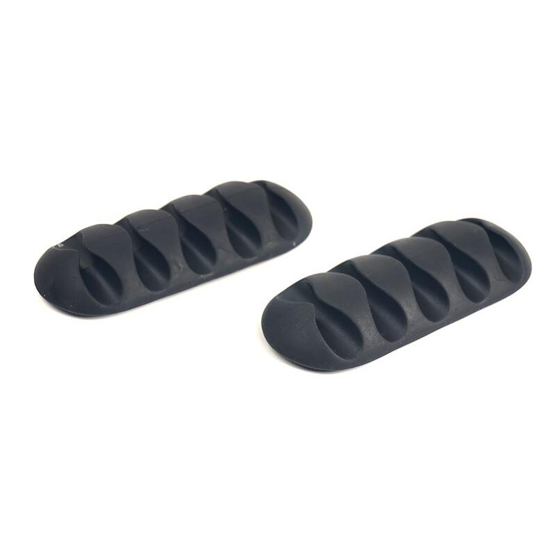 Тримач для кабелю PowerPlant (CA910434) 2штх5, чорний