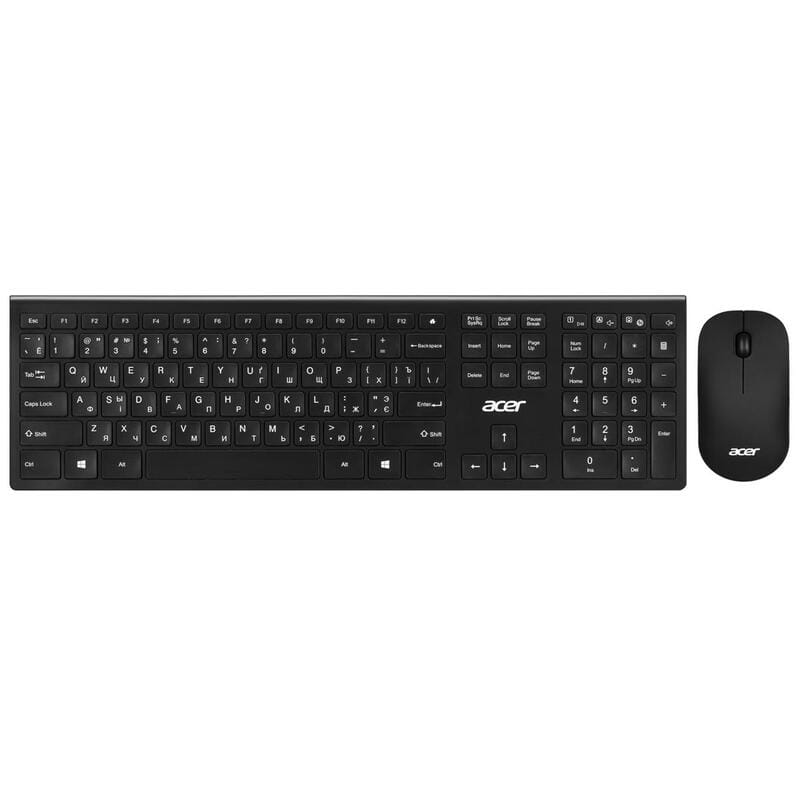 Комплект (клавиатура, мышь) беспроводной Acer OKR030 Black (ZL.KBDEE.00Z)