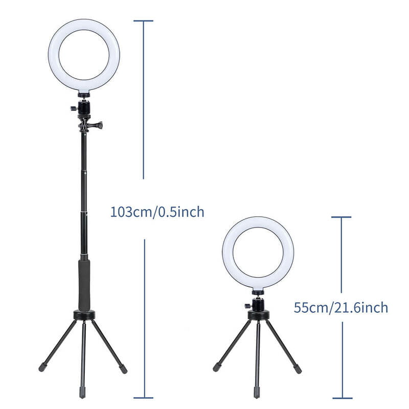 Кольцевая USB LED-лампа Zomei MY100 (kit3) 6" + штатив 0.83 м (MY100 (kit3))