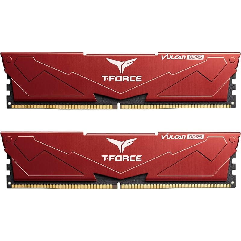 Модуль пам`ятi DDR5 2x16GB/6000 Team T-Force Vulcan Red (FLRD532G6000HC38GDC01)