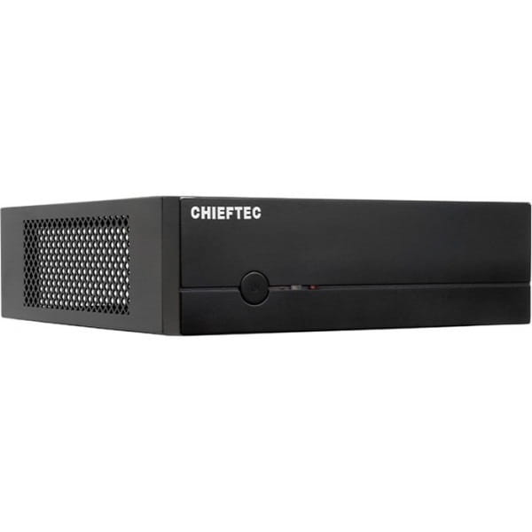 Корпус CHIEFTEC Compact IX-01B,без БП,SLIM FF, desktop/tower mITX