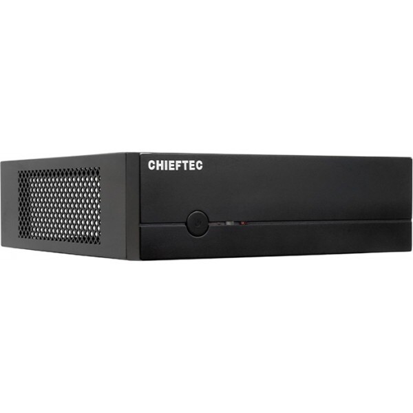 Корпус CHIEFTEC Compact IX-01B,без БП,SLIM FF, desktop/tower mITX