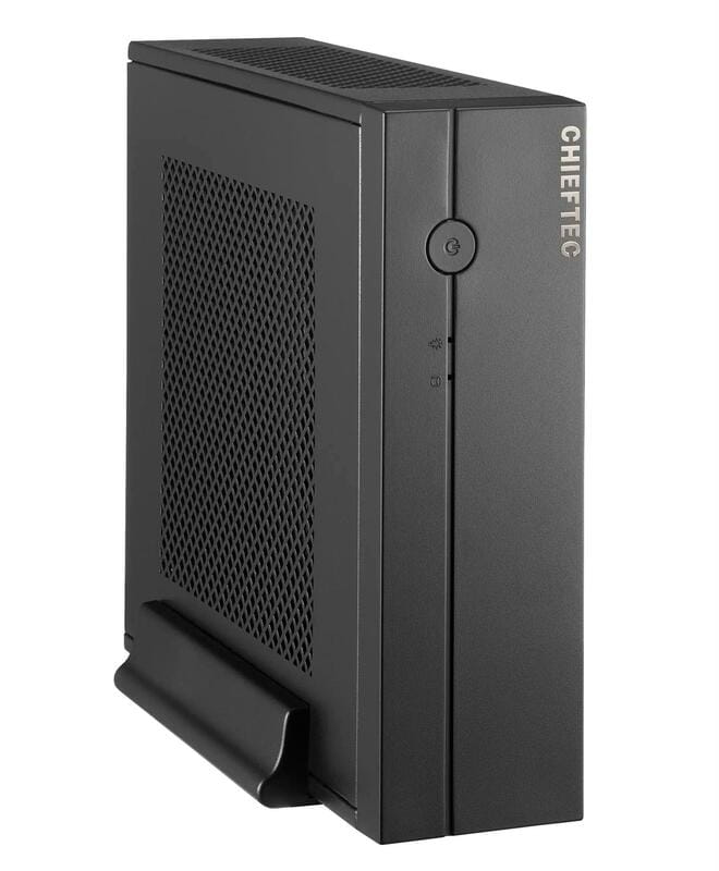 Корпус CHIEFTEC Compact IX-01B,без БП,SLIM FF, desktop/tower mITX