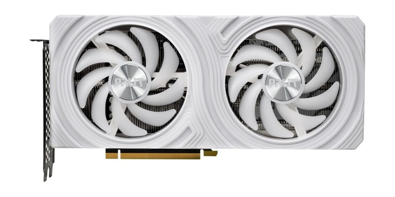 Видеокарта GF RTX 4070 12GB GDDR6 White OC Palit (NE64070S19K9-1048L)