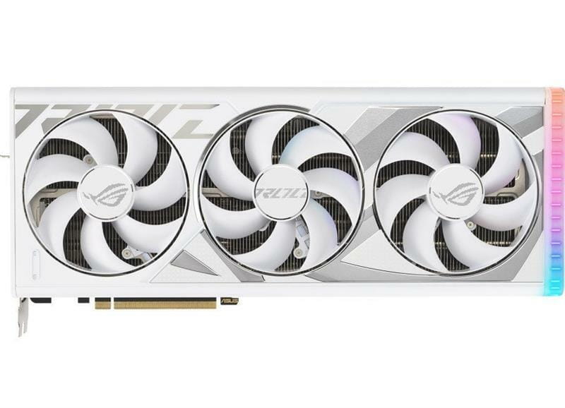 Видеокарта GF RTX 4080 Super 16GB GDDR6X Strix Gaming OC White Asus (ROG-STRIX-RTX4080S-O16G-WHITE)