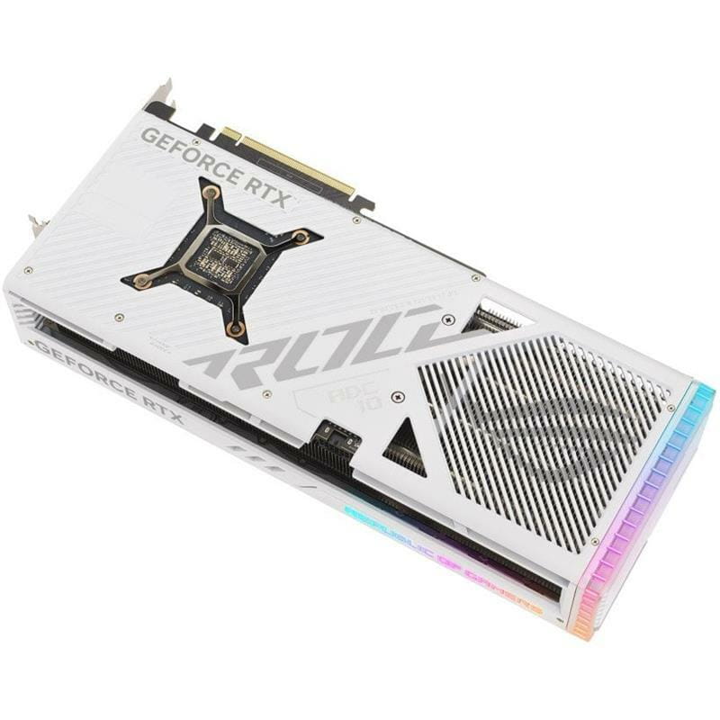 Видеокарта GF RTX 4080 Super 16GB GDDR6X Strix Gaming OC White Asus (ROG-STRIX-RTX4080S-O16G-WHITE)