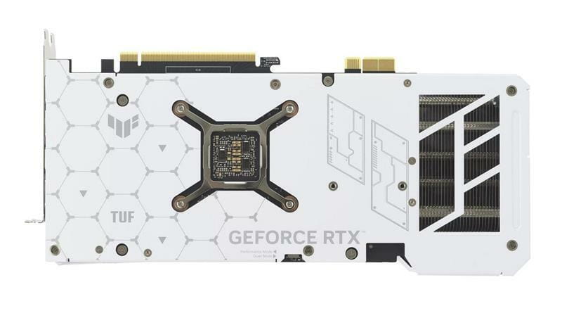 Видеокарта GF RTX 4070 Ti Super 16GB GDDR6X TUF Gaming BTF White Asus (TUF-RTX4070TIS-16G-BTF-WHITE)