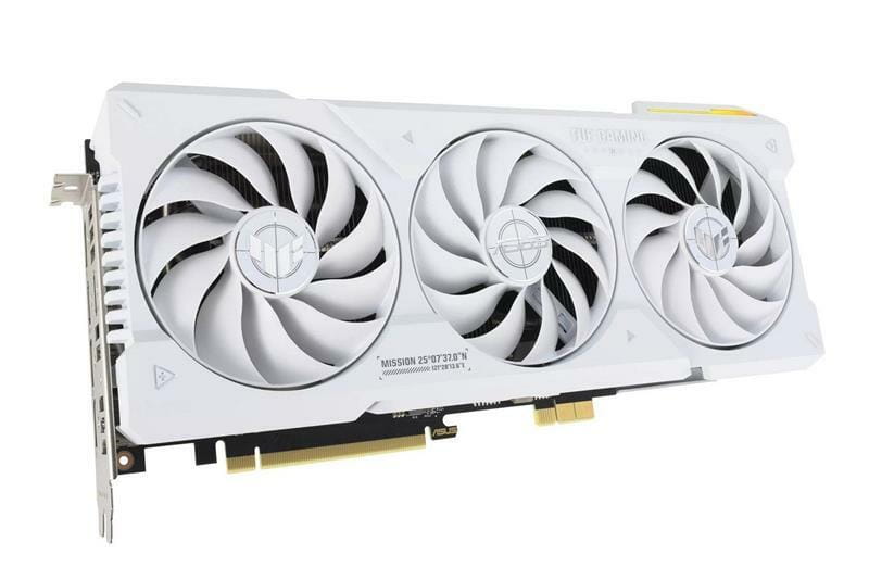 Видеокарта GF RTX 4070 Ti Super 16GB GDDR6X TUF Gaming BTF White Asus (TUF-RTX4070TIS-16G-BTF-WHITE)