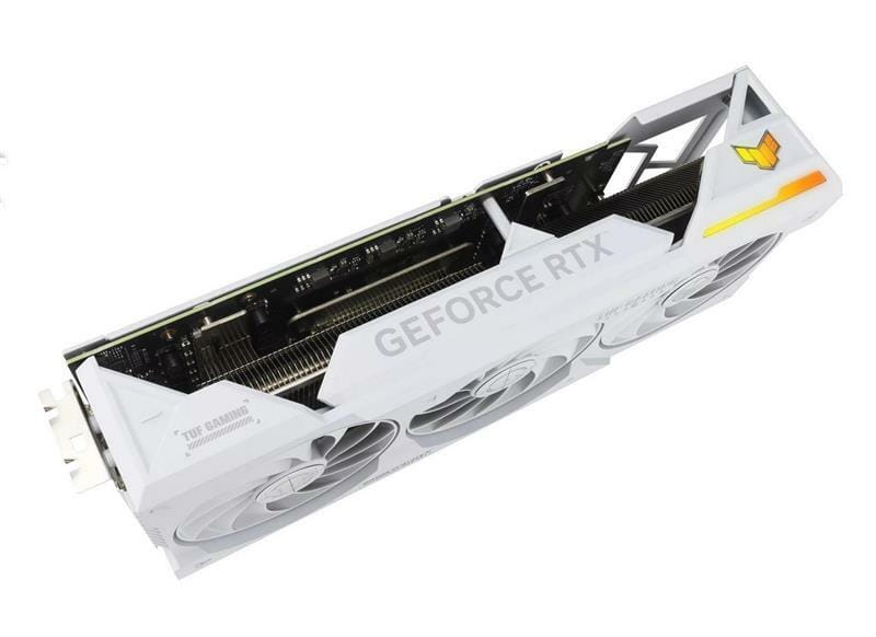 Видеокарта GF RTX 4070 Ti Super 16GB GDDR6X TUF Gaming BTF White Asus (TUF-RTX4070TIS-16G-BTF-WHITE)