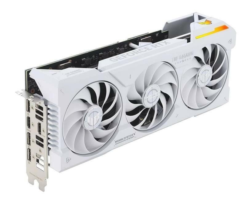 Видеокарта GF RTX 4070 Ti Super 16GB GDDR6X TUF Gaming BTF White Asus (TUF-RTX4070TIS-16G-BTF-WHITE)