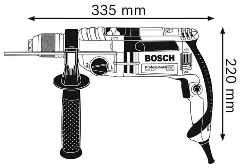 Электродрель Bosch GSB 24-2 БЗП (060119C801)