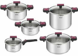 Набор посуды Tefal Cook&Clip 10 предметов (G723SA74)