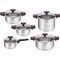 Фото - Набір посуду Tefal Cook&Clip 10 предметів (G723SA74) | click.ua