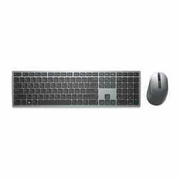 Комплект бездротовий (клавіатура, мишка) Dell Premier KM7321W Ukrainian (580-AJQV) Gray USB