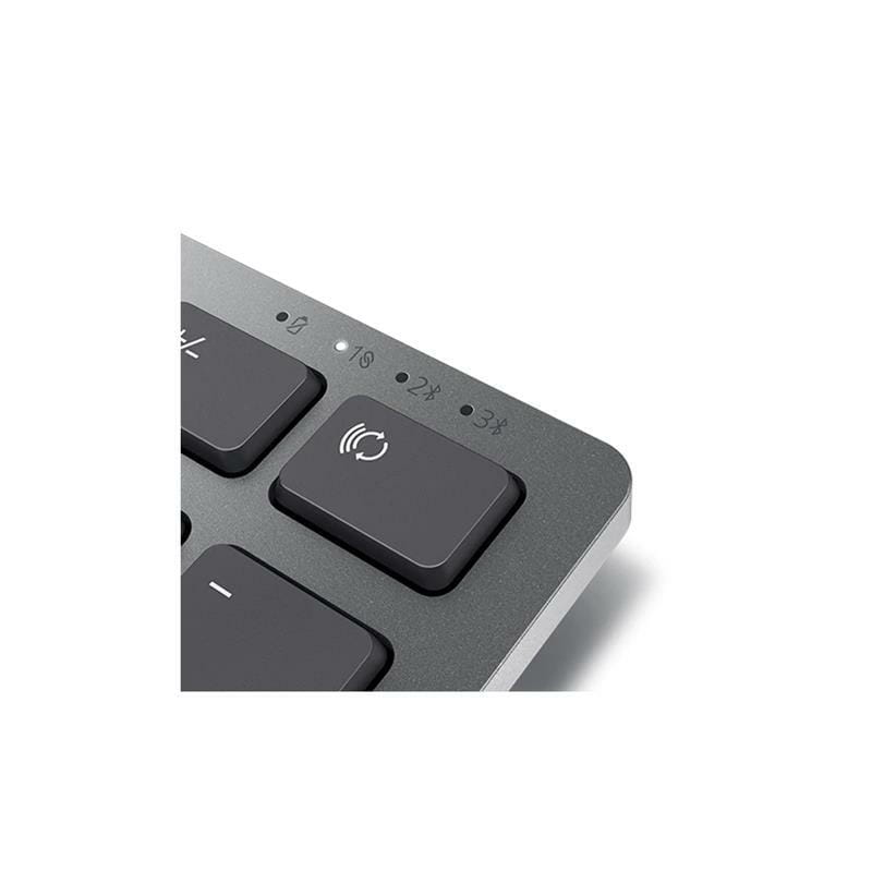 Комплект бездротовий (клавіатура, мишка) Dell Premier KM7321W Ukrainian (580-AJQV) Gray USB