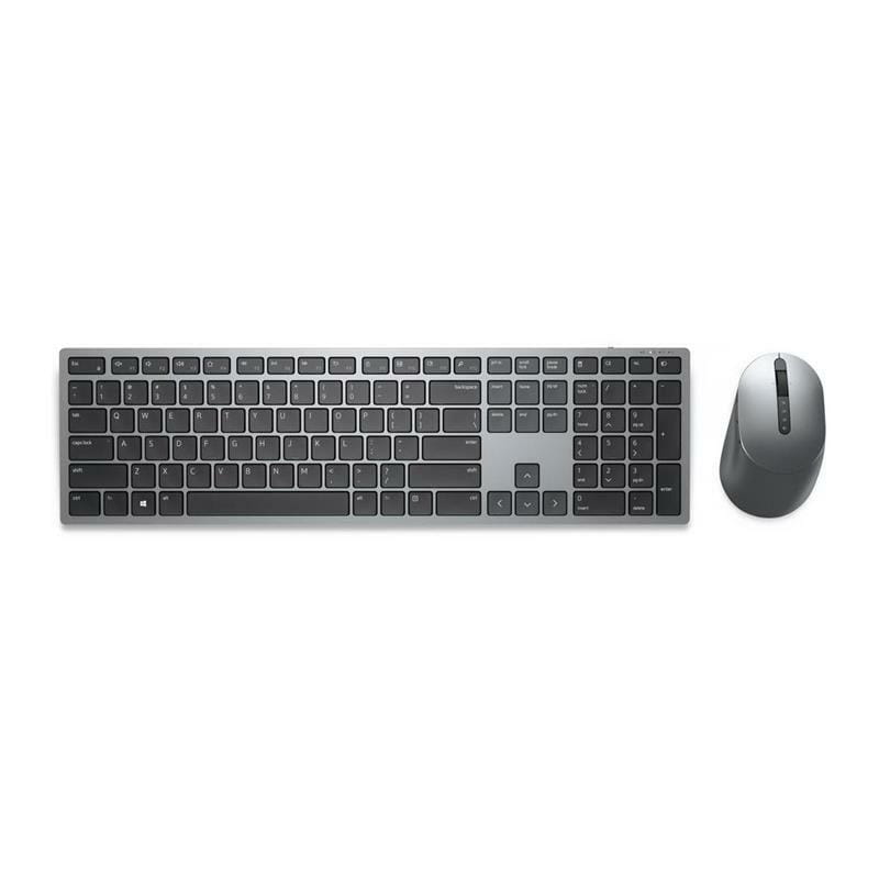 Комплект бездротовий (клавіатура, мишка) Dell Premier KM7321W Ukrainian (580-AJQV) Gray USB