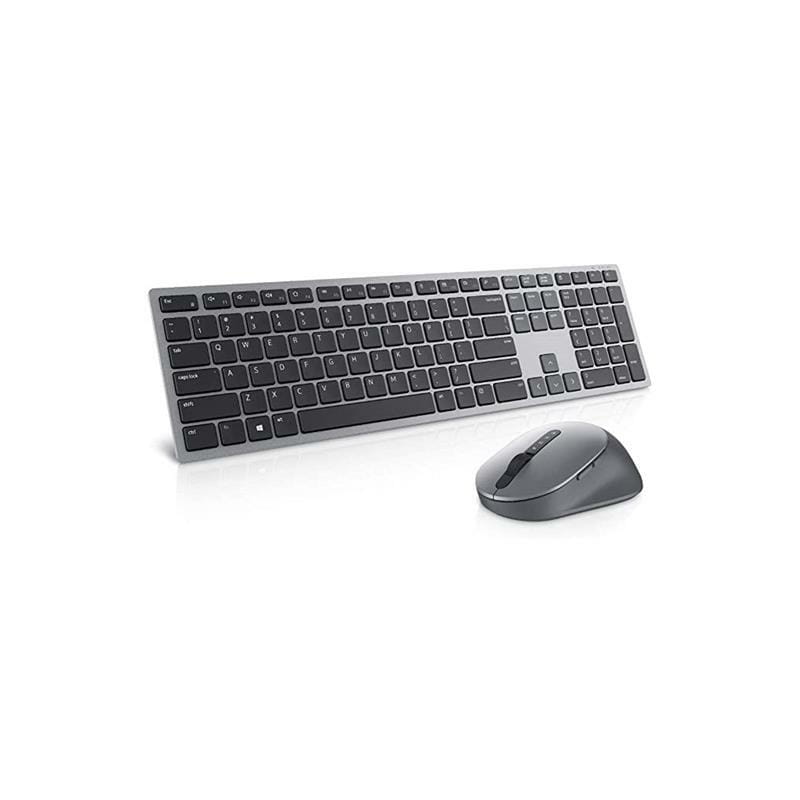 Комплект бездротовий (клавіатура, мишка) Dell Premier KM7321W Ukrainian (580-AJQV) Gray USB