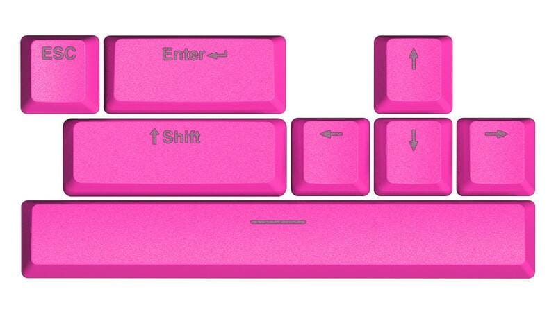 Набор кейкапов Hator PBT Keycaps Autograph Edition Knockout Pink (HTS-711)