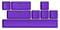 Фото - Набір кейкапів Hator PBT Keycaps Autograph Edition Vivid Lilac (HTS-716) | click.ua