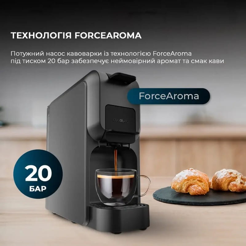 Купить Кофеварка Cecotec FreeStyle Compact Black (CCTC-01851) Кофеварка Cecotec FreeStyle Compact Black (CCTC-01851)