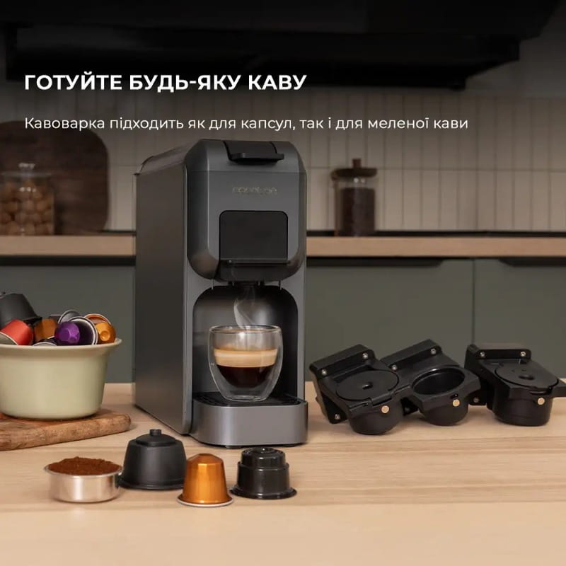 Купить Кофеварка Cecotec FreeStyle Compact Black (CCTC-01851) Кофеварка Cecotec FreeStyle Compact Black (CCTC-01851)