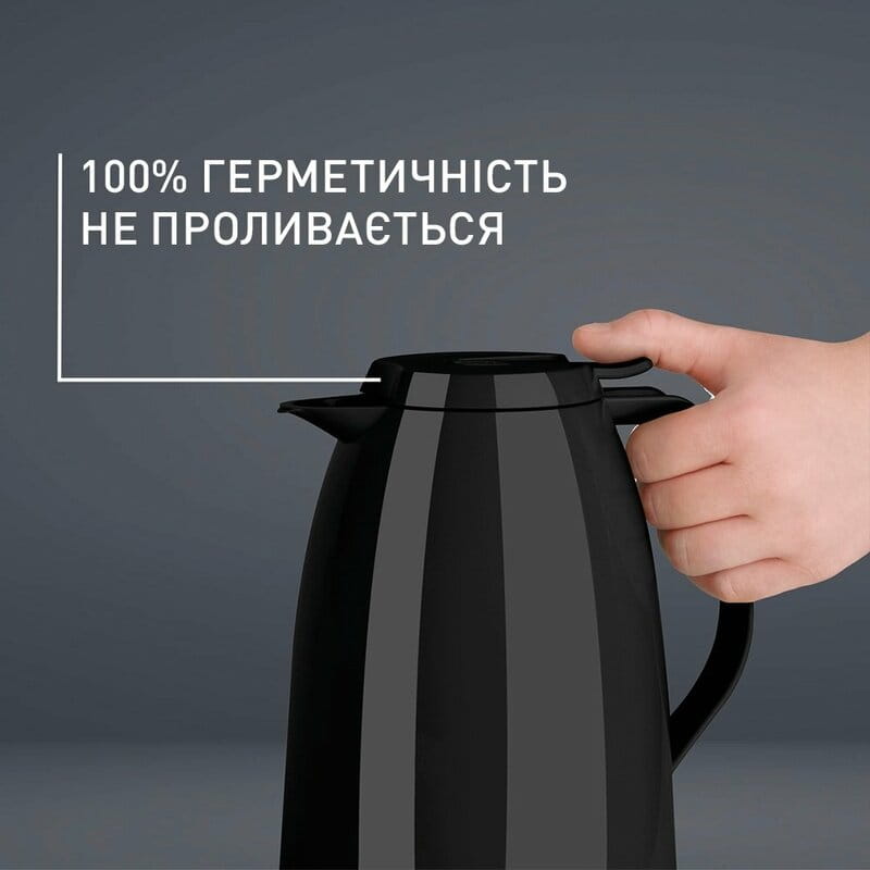 Термокувшин Tefal Mambo 1.5 л Black (K3037212)